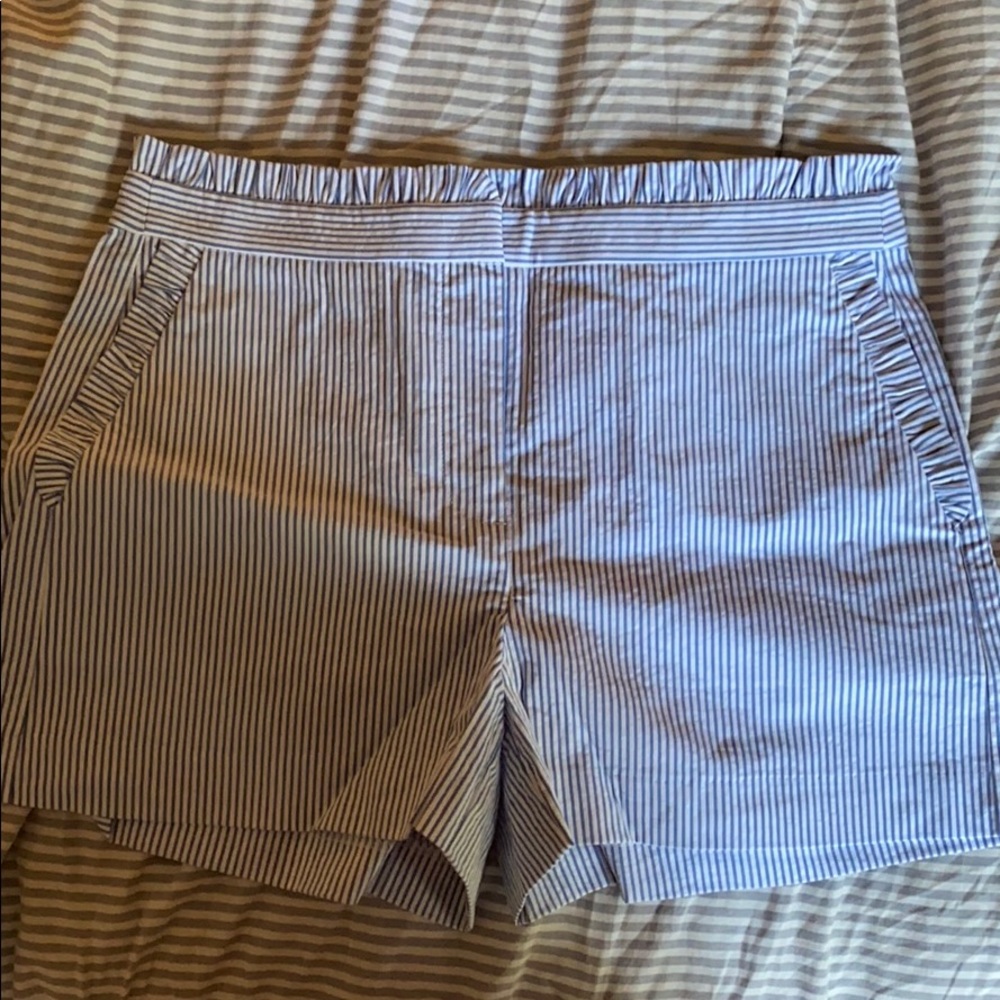JCrew Pinstripe Shorts